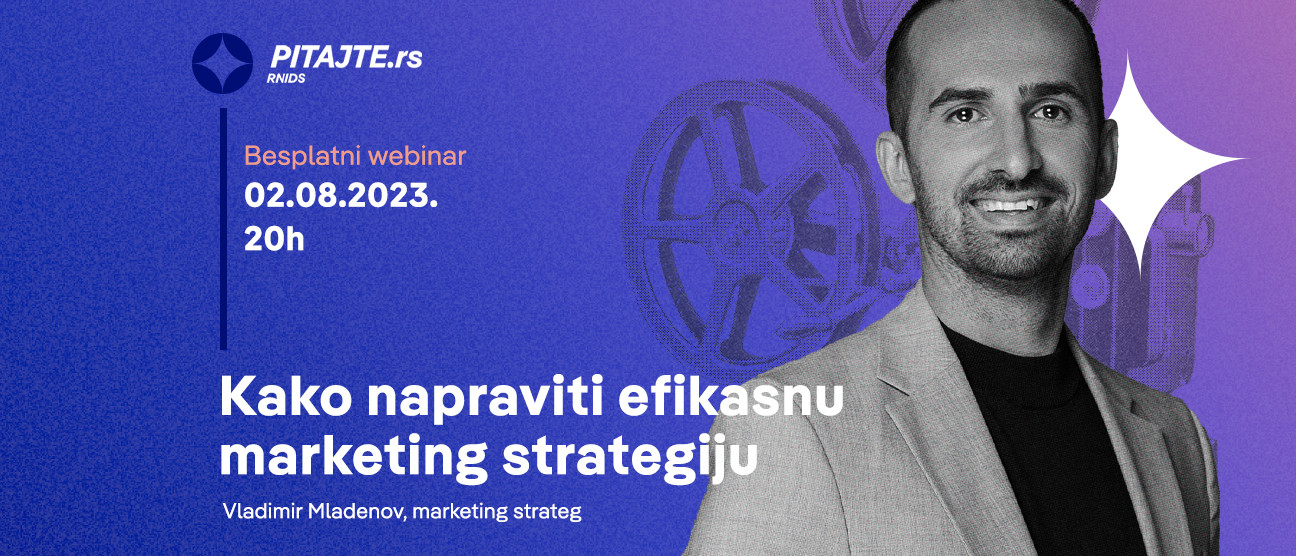 pitajte.rs vebinar: Kako napraviti efikasnu marketing strategiju